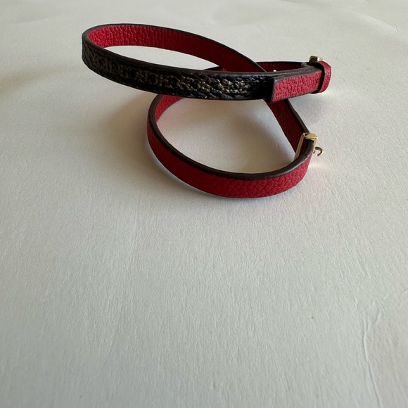 Carolina Herrera Double Wrap Around Leather
Bracelet - Picture 4 of 10